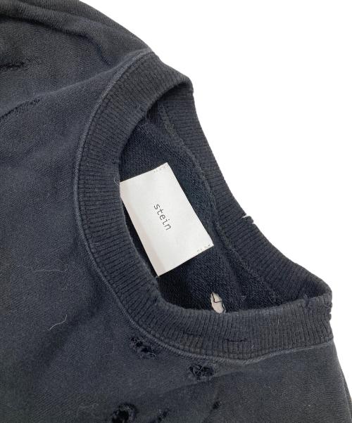 stein（シュタイン）stein (シュタイン) OVERSIZED REBUILD SWEAT LS ブラック サイズ:Mの古着・服飾アイテム