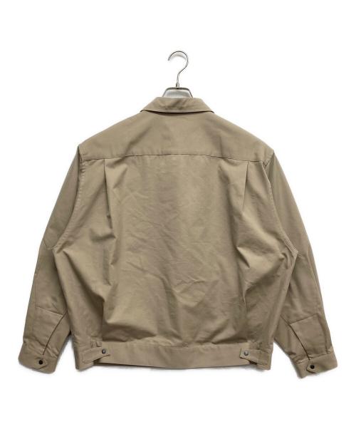 RAKINES（ラキネス）RAKINES (ラキネス) コットンウールジップアップジャケット ベージュ サイズ:2の古着・服飾アイテム