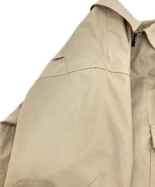 RAKINES（ラキネス）RAKINES (ラキネス) コットンウールジップアップジャケット ベージュ サイズ:2の古着・服飾アイテム