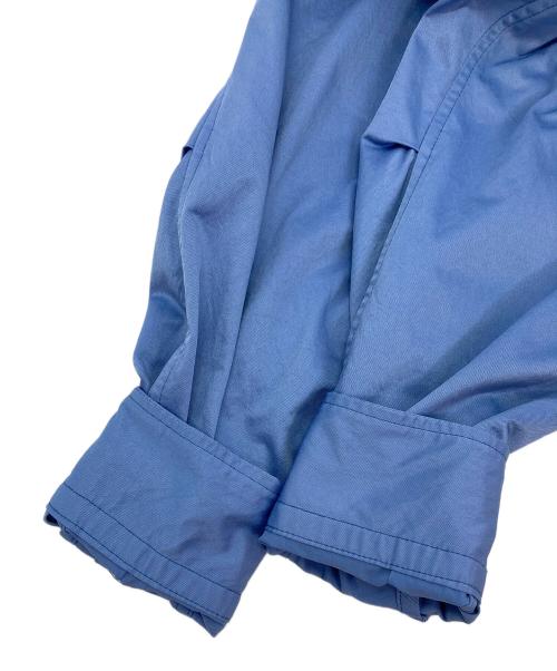 DAIWA PIER393（ダイワ ピアサーティナイン）DAIWA PIER393 (ダイワ ピアサーティナイン) BAND COLLAR SHIRTS L/S ブルー サイズ:Mの古着・服飾アイテム