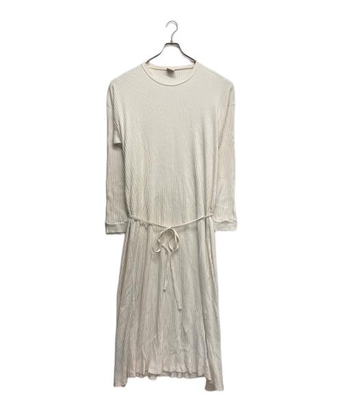 BASERANGE（ベースレンジ）BASERANGE (ベースレンジ) オーガニックコットンワンピース ホワイト サイズ:Sの古着・服飾アイテム