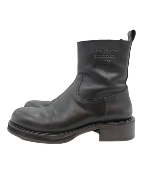 Acne studios（アクネ ストゥディオズ）Acne studios (アクネ ストゥディオズ) サイドジップブーツ ブラック サイズ:265の古着・服飾アイテム