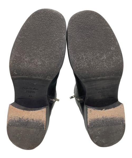 Acne studios（アクネ ストゥディオズ）Acne studios (アクネ ストゥディオズ) サイドジップブーツ ブラック サイズ:265の古着・服飾アイテム