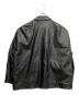 WYM LIDNM (ウィム バイ リドム) ARTIFICIAL GRAIN MILITARY BLOUSON ブラック サイズ:L：6000円