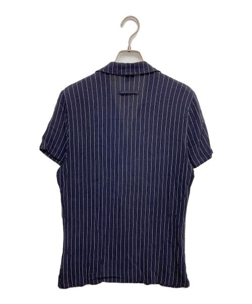 Jean Paul Gaultier homme（ジャンポールゴルチェオム）Jean Paul Gaultier homme (ジャンポールゴルチェオム) 半袖シャツ ネイビー サイズ:16 1/2の古着・服飾アイテム