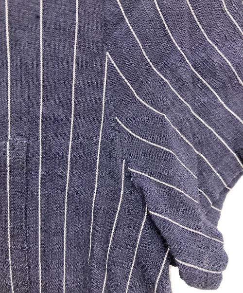 Jean Paul Gaultier homme（ジャンポールゴルチェオム）Jean Paul Gaultier homme (ジャンポールゴルチェオム) 半袖シャツ ネイビー サイズ:16 1/2の古着・服飾アイテム