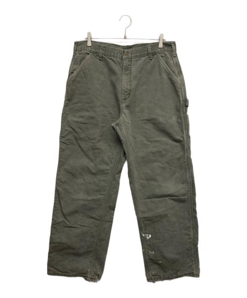 CarHartt（カーハート）CarHartt (カーハート) 裏ネルタックペインターパンツ モスグリーン サイズ:W36×L30の古着・服飾アイテム