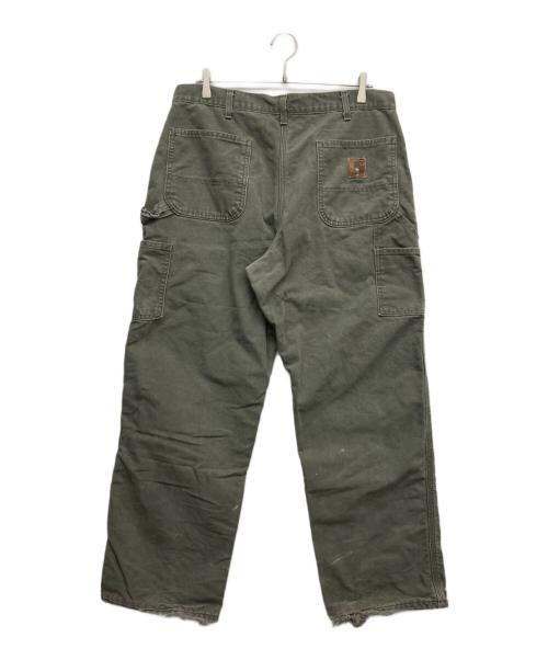 CarHartt（カーハート）CarHartt (カーハート) 裏ネルタックペインターパンツ モスグリーン サイズ:W36×L30の古着・服飾アイテム