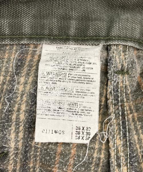 CarHartt（カーハート）CarHartt (カーハート) 裏ネルタックペインターパンツ モスグリーン サイズ:W36×L30の古着・服飾アイテム