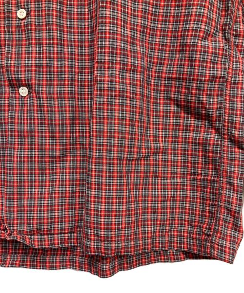 McGREGOR（マックレガー）McGREGOR (マックレガー) 60ｓ チェックボタンダウンシャツ レッド サイズ:Mの古着・服飾アイテム