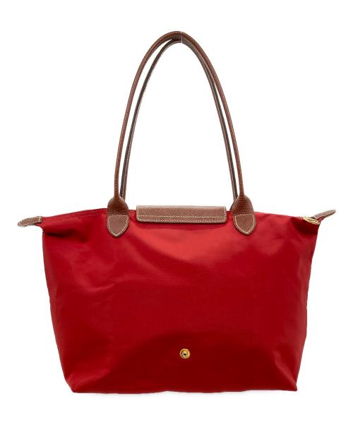 LONGCHAMP（ロンシャン）LONGCHAMP (ロンシャン) ル プリアージュトートバッグ レッドの古着・服飾アイテム