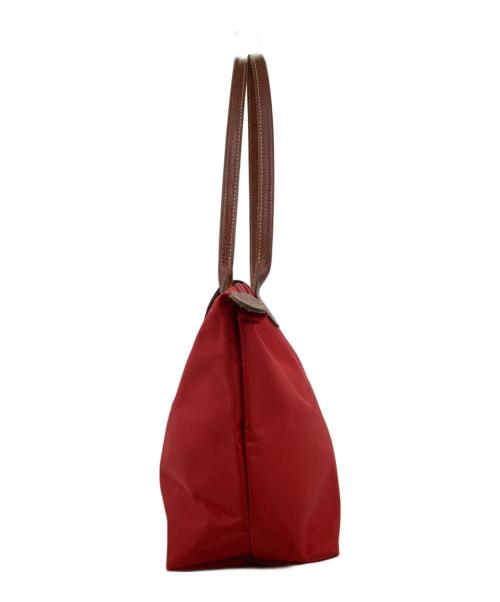 LONGCHAMP（ロンシャン）LONGCHAMP (ロンシャン) ル プリアージュトートバッグ レッドの古着・服飾アイテム