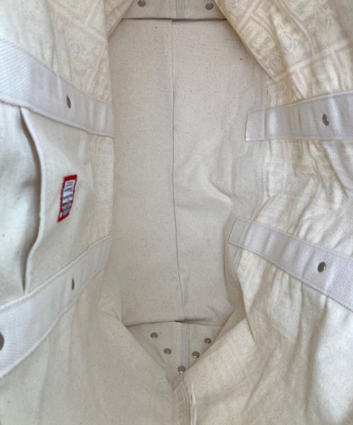 WASTED YOUTH（ウェイステッドユース）Wasted Youth (ウェイステッドユース) BUDWEISER (バドワイザー) WY×BW PATTERN PRINT TOTE BAG アイボリーの古着・服飾アイテム