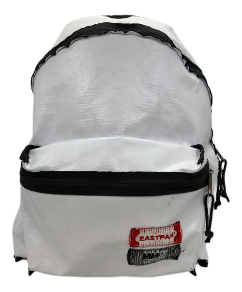 MM6（エムエムシックス）MM6 (エムエムシックス) EASTPAK (イーストパック) パデッド リバーシブル リュックサック ブラック×ホワイトの古着・服飾アイテム