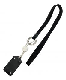 Maison Margiela（メゾンマルジェラ）の古着「TAG KEY RING WITH LACE」｜ブラック