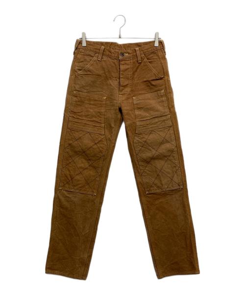 SAMURAI JEANS（サムライジーンズ）SAMURAI JEANS (サムライジーンズ) 17ozダブルニーワークパンツ ブラウン サイズ:31の古着・服飾アイテム