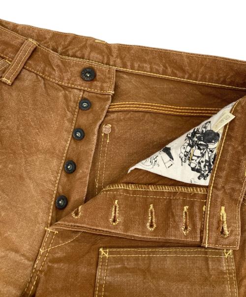 SAMURAI JEANS（サムライジーンズ）SAMURAI JEANS (サムライジーンズ) 17ozダブルニーワークパンツ ブラウン サイズ:31の古着・服飾アイテム