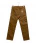 SAMURAI JEANS (サムライジーンズ) 17ozダブルニーワークパンツ ブラウン サイズ:31：14000円