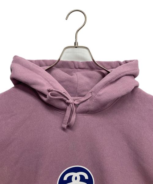 stussy（ステューシー）stussy (ステューシー) SS Link Hooded Sweat パープル サイズ:XLの古着・服飾アイテム
