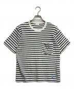 ORCIVALオーシバル）の古着「ボーダーTシャツ」｜ホワイト