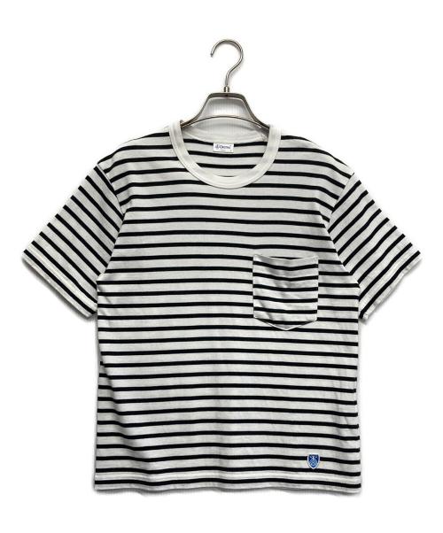 ORCIVAL（オーシバル）ORCIVAL (オーシバル) ボーダーTシャツ ホワイトの古着・服飾アイテム