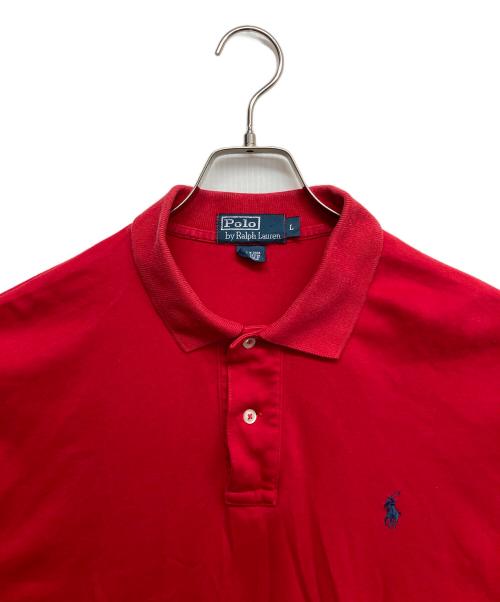 POLO RALPH LAUREN（ポロ・ラルフローレン）POLO RALPH LAUREN (ポロ・ラルフローレン) 半袖ポロシャツ レッド サイズ:Lの古着・服飾アイテム