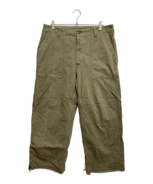 FILSON（フィルソン）FILSON (フィルソン) ヘリンボーンベイカーパンツ グリーン サイズ:40の古着・服飾アイテム