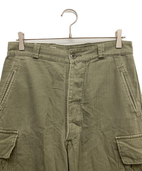 French Army（フランス軍）French Army (フランス軍) M47カーゴパンツ グリーン サイズ:13の古着・服飾アイテム