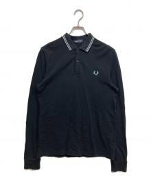 FRED PERRY（フレッドペリー）の古着「長袖ポロシャツ」｜ブラック