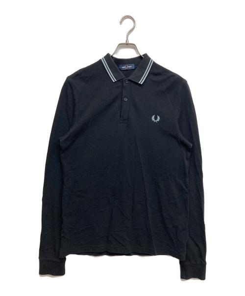 FRED PERRY（フレッドペリー）FRED PERRY (フレッドペリー) 長袖ポロシャツ ブラック サイズ:Mの古着・服飾アイテム