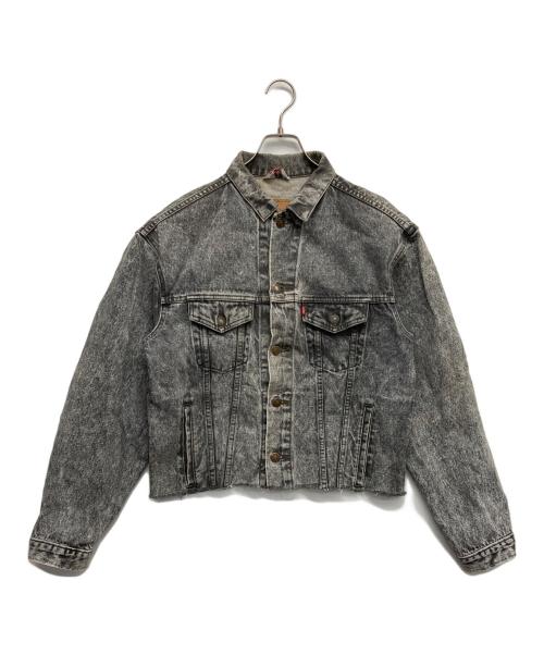 LEVI'S（リーバイス）LEVI'S (リーバイス) ユーロ 70506先染めデニムジャケット ブラック サイズ:Mの古着・服飾アイテム