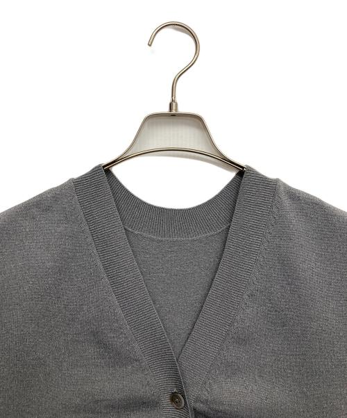 UNITED ARROWS（ユナイテッドアローズ）UNITED ARROWS (ユナイテッドアローズ) ミニマル 2WAY カーディガン グレー サイズ:無しの古着・服飾アイテム