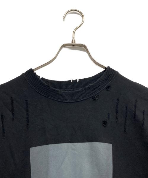 stein（シュタイン）stein (シュタイン) OVERSIZED REBUILD SWEAT ブラック サイズ:Sの古着・服飾アイテム