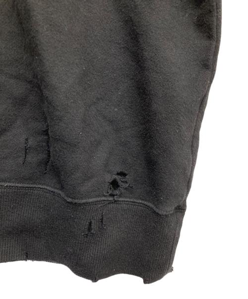 stein（シュタイン）stein (シュタイン) OVERSIZED REBUILD SWEAT ブラック サイズ:Sの古着・服飾アイテム