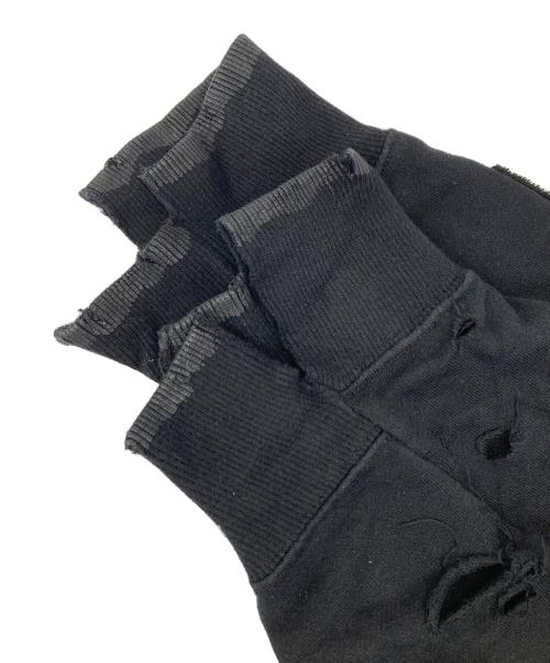 stein（シュタイン）stein (シュタイン) OVERSIZED REBUILD SWEAT ブラック サイズ:Sの古着・服飾アイテム