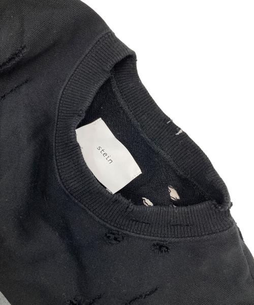 stein（シュタイン）stein (シュタイン) OVERSIZED REBUILD SWEAT ブラック サイズ:Sの古着・服飾アイテム