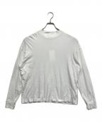 YOKEヨーク）の古着「MOCK NECK LONG SLEEVES T-SHIRT」｜ホワイト