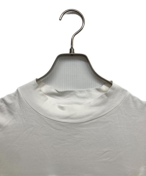YOKE（ヨーク）YOKE (ヨーク) MOCK NECK LONG SLEEVES T-SHIRT ホワイト サイズ:3の古着・服飾アイテム