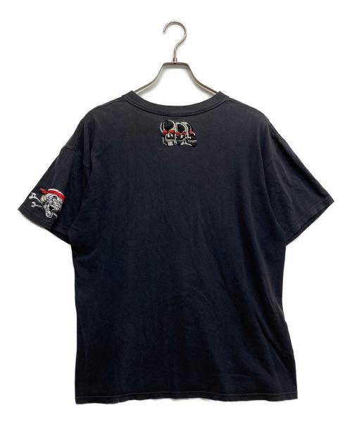 anvil（アンヴィル）anvil (アンヴィル) POLICE バンドプリントTシャツ ネイビー サイズ:Lの古着・服飾アイテム