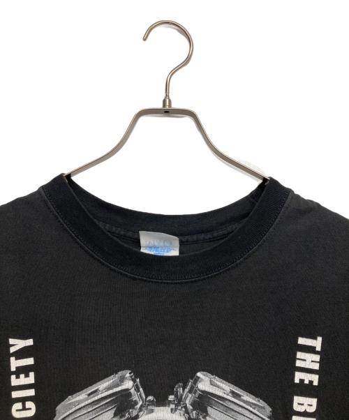 M&O Knits（エムアンドオー・ニットズ）M＆O KNITS (エムアンドオー・ニットズ) スカルプリントTシャツ ブラック サイズ:Mの古着・服飾アイテム