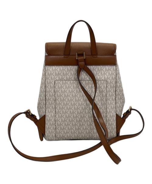MICHAEL KORS（マイケル・コース）MICHAEL KORS (マイケル・コース) HAYES MD BACKPACK ホワイトの古着・服飾アイテム