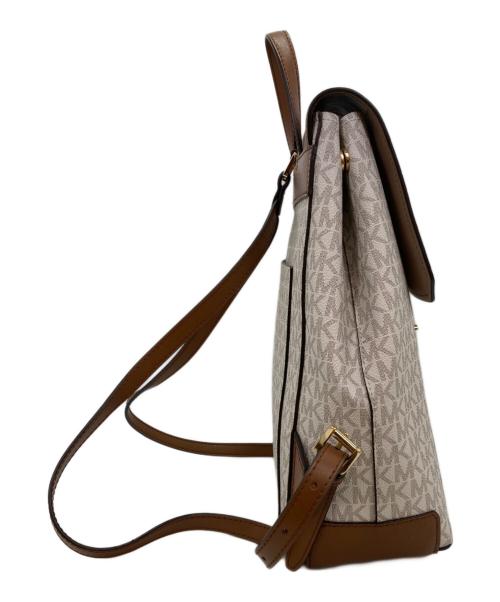 MICHAEL KORS（マイケル・コース）MICHAEL KORS (マイケル・コース) HAYES MD BACKPACK ホワイトの古着・服飾アイテム
