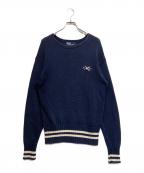 POLO RALPH LAURENポロ・ラルフローレン）の古着「コットンクルーネックニット」｜ネイビー