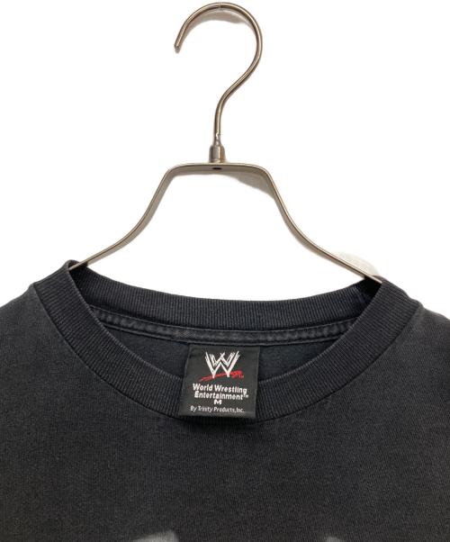 WORLD  WRESTLING ENTERTAINMENT（ワールド・レスリング・エンターテインメント）WORLD  WRESTLING ENTERTAINMENT (ワールド・レスリング・エンターテインメント) スカルプリントTシャツ ブラック サイズ:Mの古着・服飾アイテム