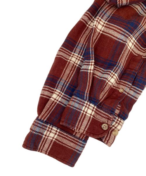 NATURAL ISSUE（ナチュラル イシュー）NATURAL ISSUE (ナチュラル イシュー) ネルシャツ レッド サイズ:XLTの古着・服飾アイテム