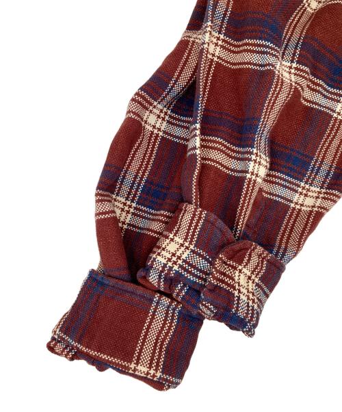 NATURAL ISSUE（ナチュラル イシュー）NATURAL ISSUE (ナチュラル イシュー) ネルシャツ レッド サイズ:XLTの古着・服飾アイテム