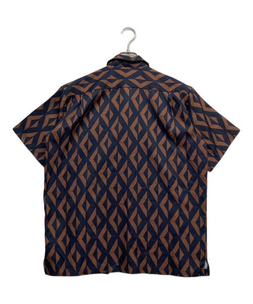 JOURNAL STANDARD（ジャーナルスタンダード）JOURNAL STANDARD (ジャーナルスタンダード) ワイドシルエット ショートスリーブ 柄シャツ ブラウン サイズ:Mの古着・服飾アイテム