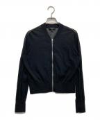 theoryセオリー）の古着「AIRY COTTON SHEER BOMBER」｜ブラック