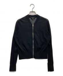 theory（セオリー）の古着「AIRY COTTON SHEER BOMBER」｜ブラック