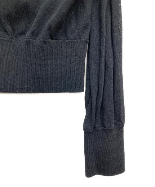 theory（セオリー）theory (セオリー) AIRY COTTON SHEER BOMBER ブラック サイズ:Sの古着・服飾アイテム